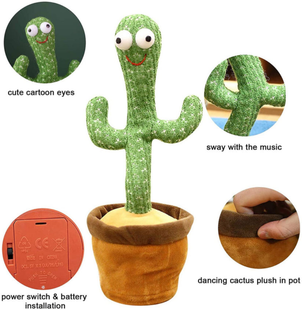 Cute Dancing & Talking Cactus Toy - Image 4